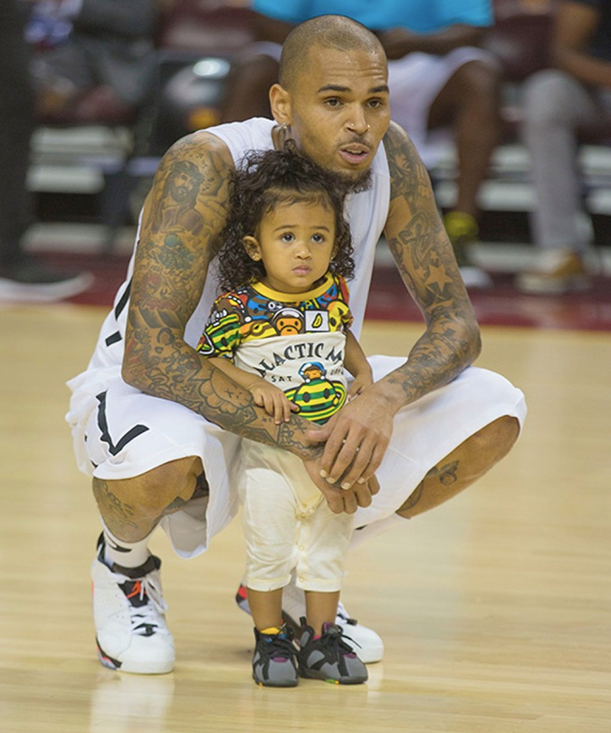 chris brown with son aeko catori brown